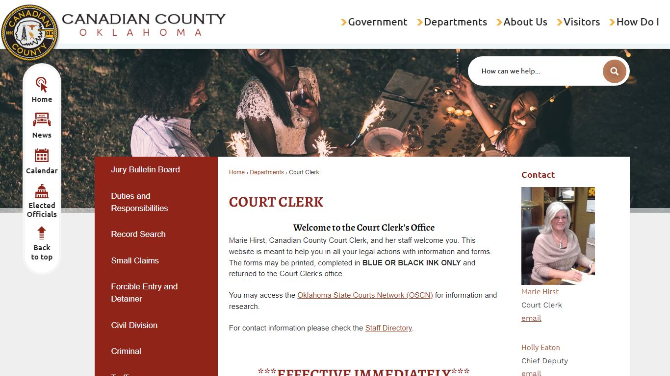 Court Clerk | Canadian County, OK - Official Website